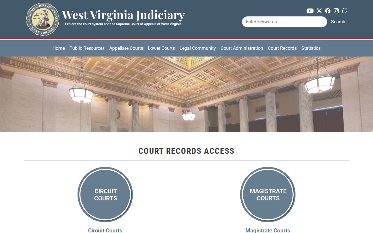Logan County property records: West Virginia statewide Court Record Access portal