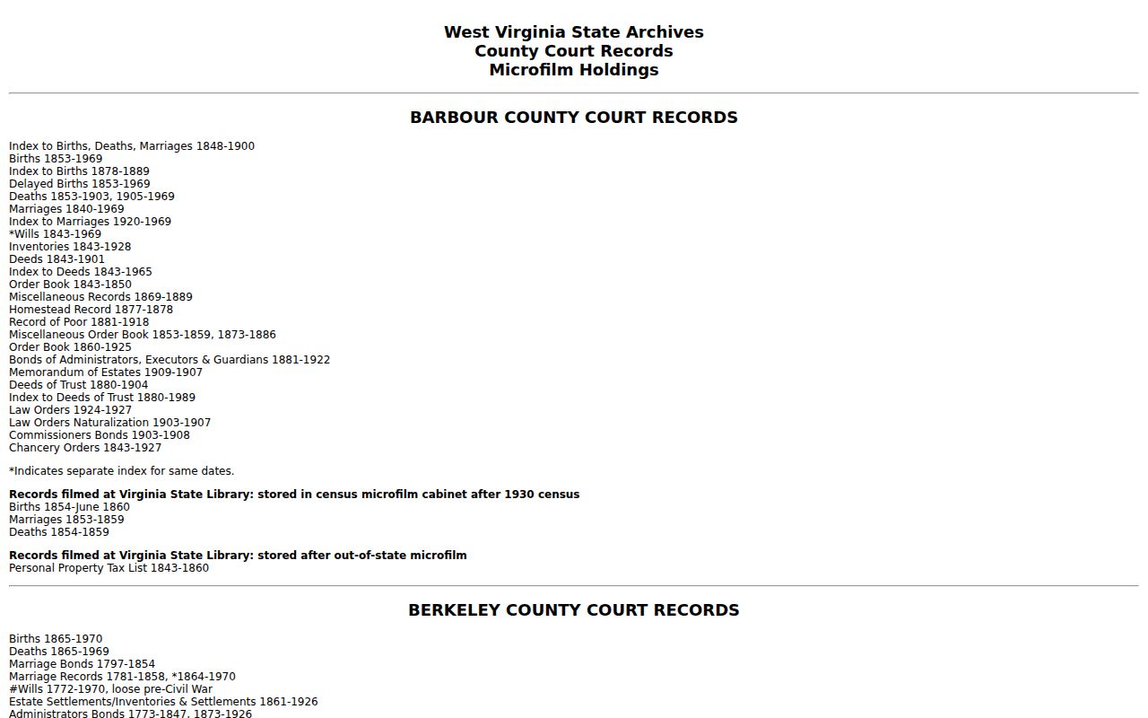 Logan County former owners archive notes on typed deeds and historic deed indexes